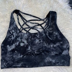 Curves n Combatboots sports bra. Size medium